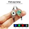 Mini Underwater Fishing Lamp Waterproof LED Fish Eye Luring Light Submersible Deep Drop Fish Attraction Gathering Lamp Fishing Accessories