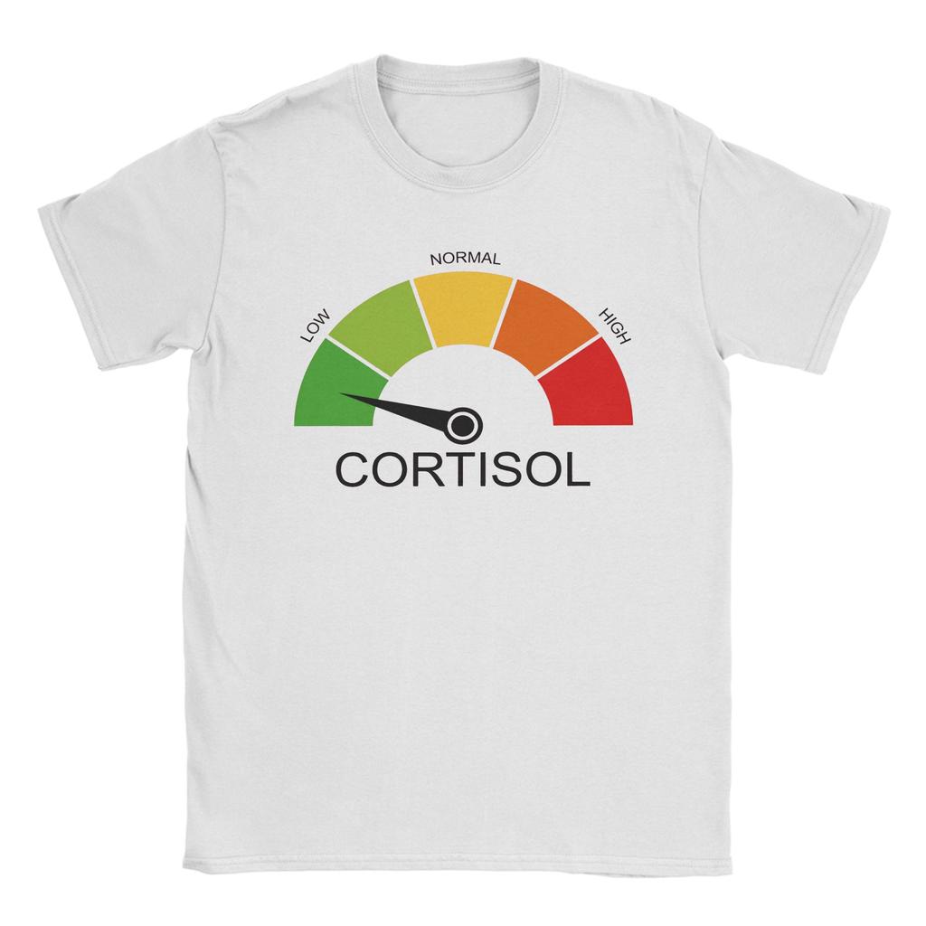 Unisex Unisex Tshirt Funny Low Cortisol Levels Meme Vintage Pure Cotton Tees Short Sleeve T Shirts O Neck Clothes Party