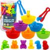 Counting Animal Matching Games Color Sorting Toys Preschool Learning Educational Sensory Training Montessori Toy For Kids