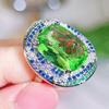 CMM Высокое качество, кольцо на большой палец, изумрудный цвет, бижутерия, аксессуары, регулируемое кольцо, вечерние, свадебные, для женщин