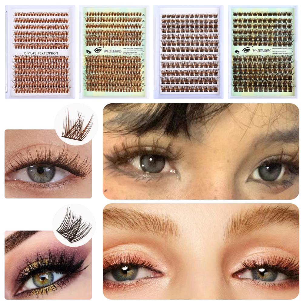 Soft Fluffy Segmented Eyelashes Single Cluster DIY Grafting Eyelashes Women's Beauty