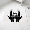 Floor Mat Diatomite Bath Mat, Quick Dry, Absorbent, Multi-Scene Mat Rapper J-Jul