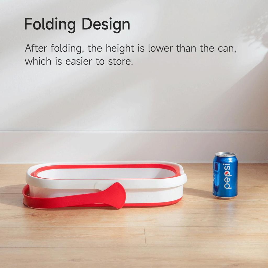 Складное ведро Xiaomi Yijie большой емкости, небольшого размера, емкость 12 л, складная высота хранения 6 см | Многофункциональный инструмент