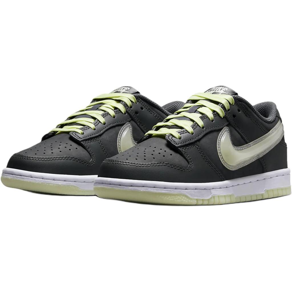 Nike Dunk Low GS Halloween - Glow In The Dark Kids Sneakers Grey Iron-Grey Lime-Ice HQ3569-068