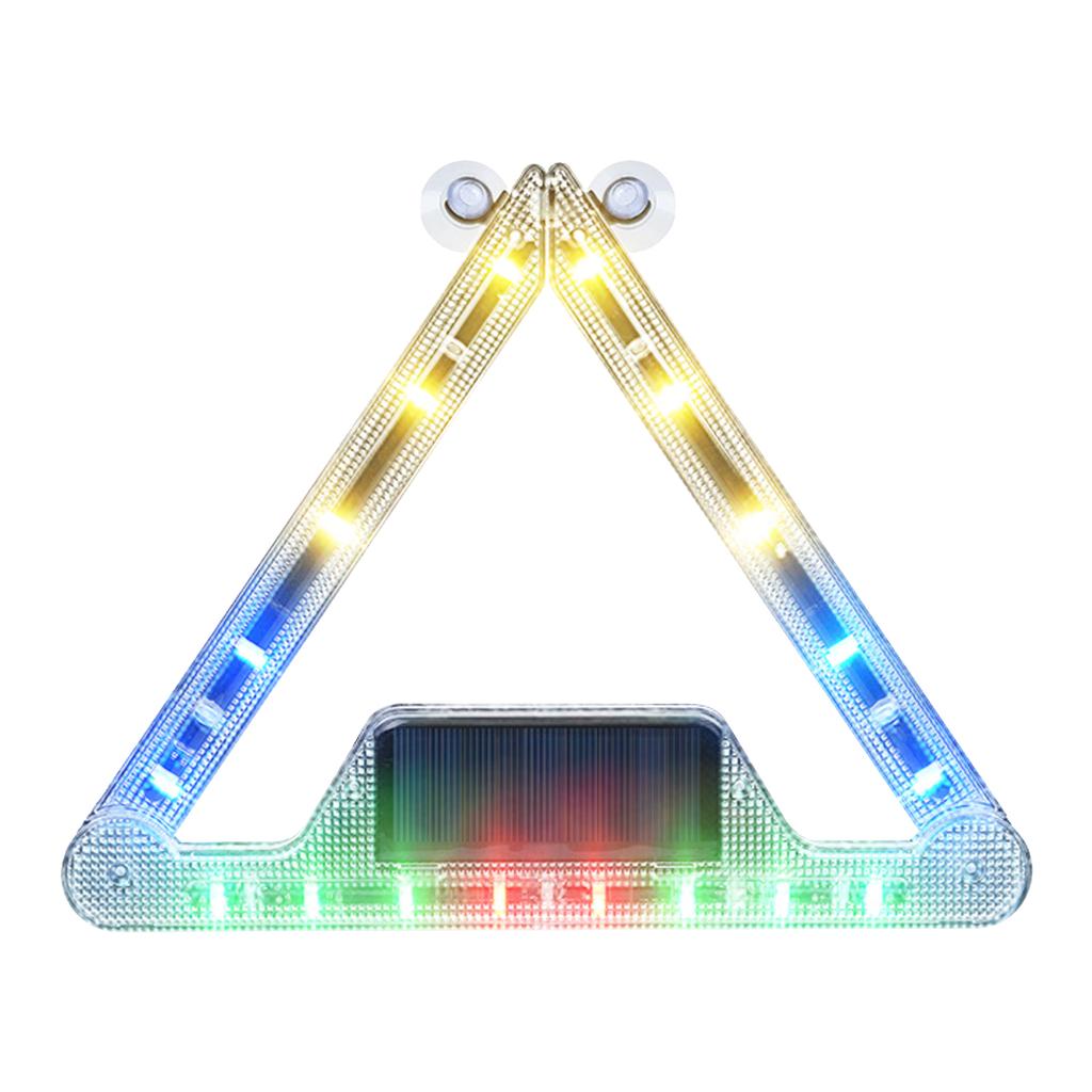 Аварийный свет для автомобиля на солнечной батарее 5 В, складной, вращающийся светодиодный сигнальный свет, перезаряжаемый через USB, многорежимный задний фонарь для автомобиля