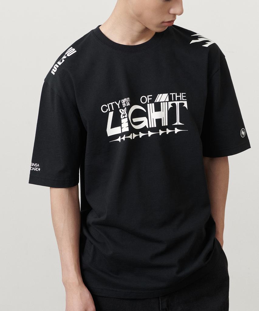 MUSINSA STANDARD City Of The Light T-Shirt_01 [Black]