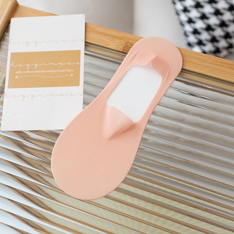 1 пара женских невидимых носков-лодочек, дышащие силиконовые нескользящие ультратонкие тапочки-носочки, высококачественные эластичные низкие носки из ледяного шелка