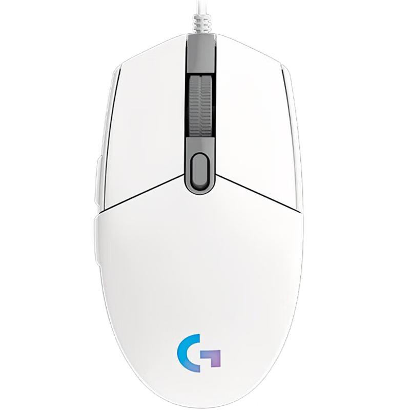 Легкая проводная RGB игровая мышь Logitech G102