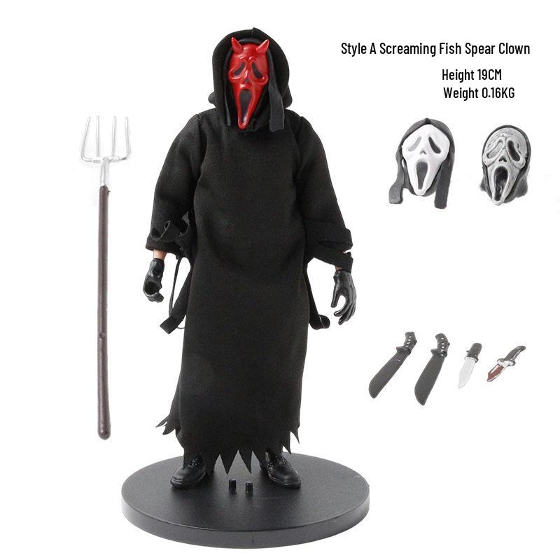 Кукла-призрак Невеста Ужаса с бензопилой - Клоун Чакки Хэллоуинский Орнамент