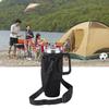 Water Bottle Bag Anti Slip Portable Double Layers Water Bottle Holder with Handle Fit for Stanley 40 Oz Insulated Tumblers Black