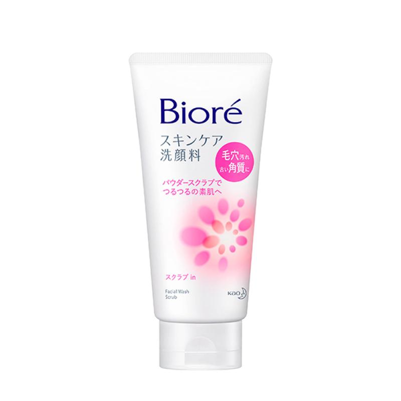 Biore Scrub In Foam Cleansing 130g