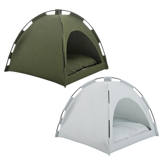 Haustier Zelt Bett mit Baldachin Tragbare Katze Bett Erhöhte Haustier Bett Atmungsaktive Weiche Katze