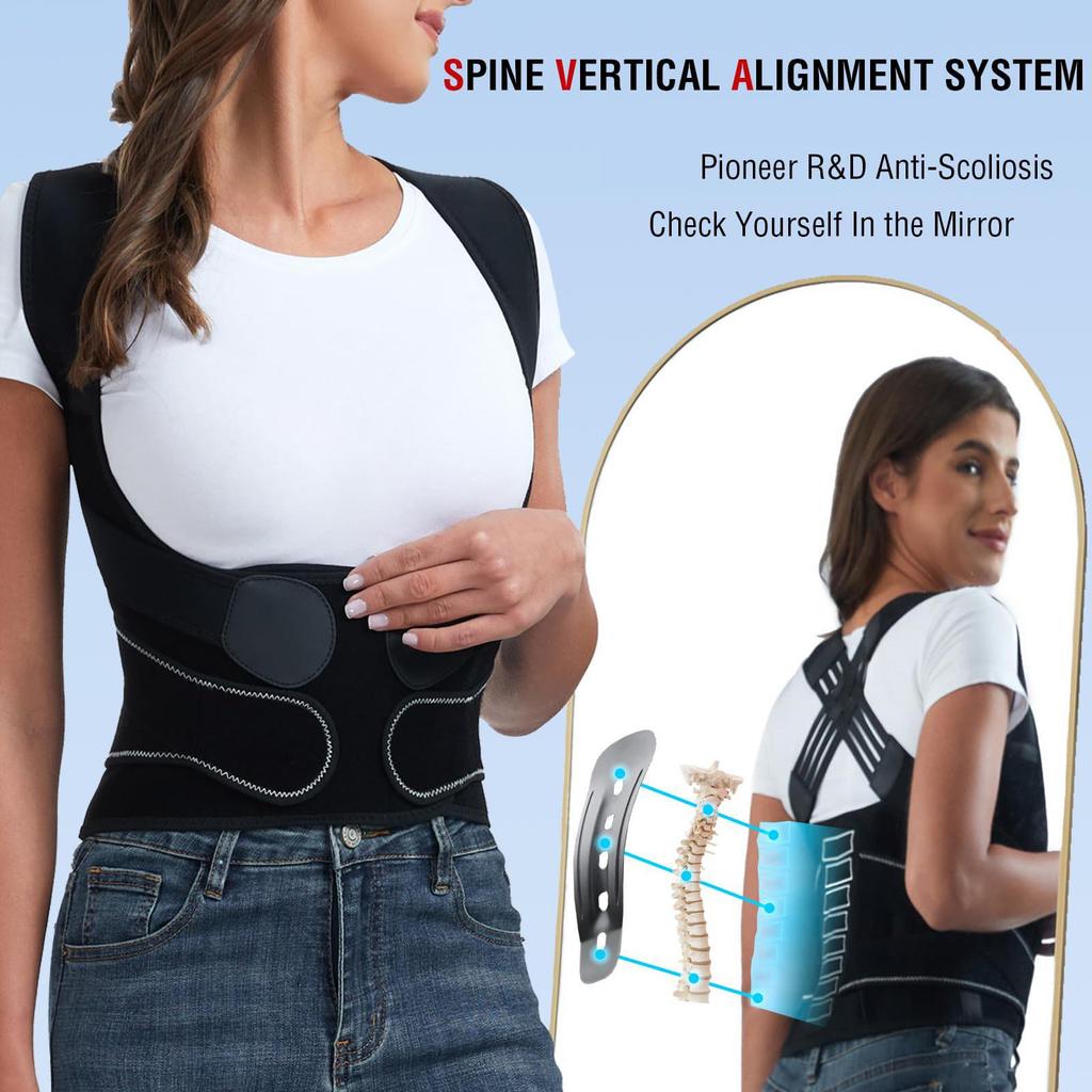 "Posture Corrector Belt: Neck & Back Support for Children & Adults"