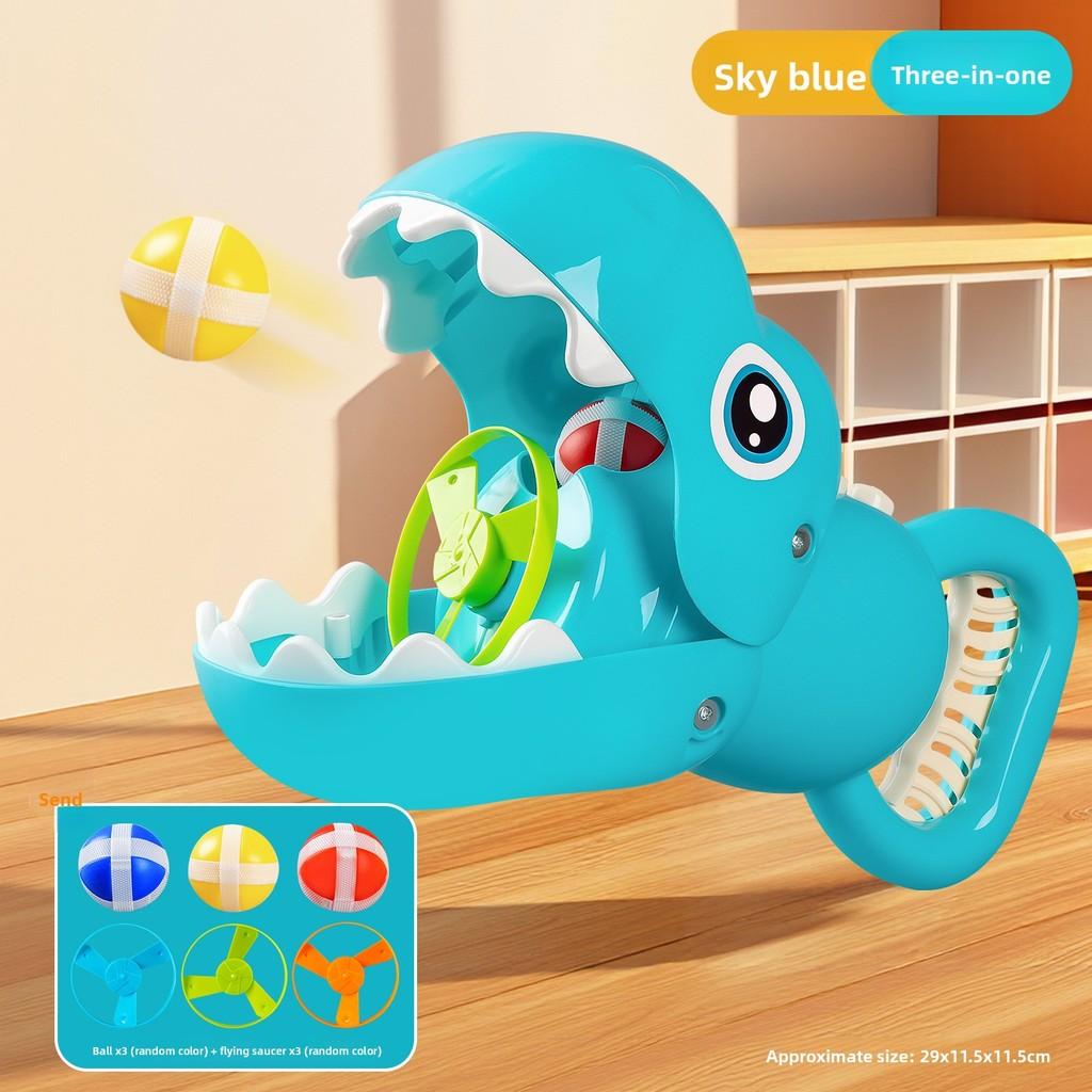 Игрушка Мишень для стрельбы динозавром с пусковым пистолетом для детей для игры в помещении