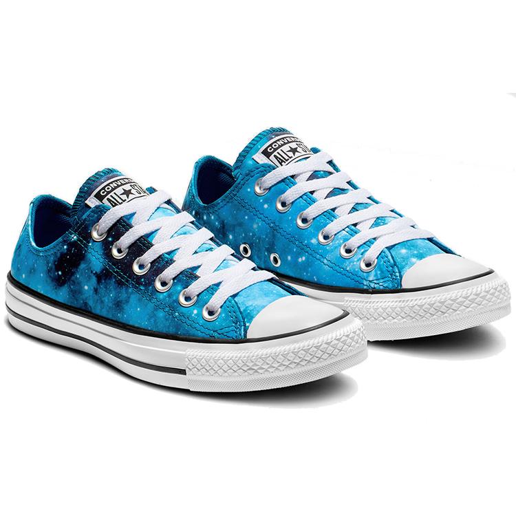 Converse Кеды Chuck Taylor All Star Miss Galaxy Низкие Холщовые Сине-Черные Женские 565211F