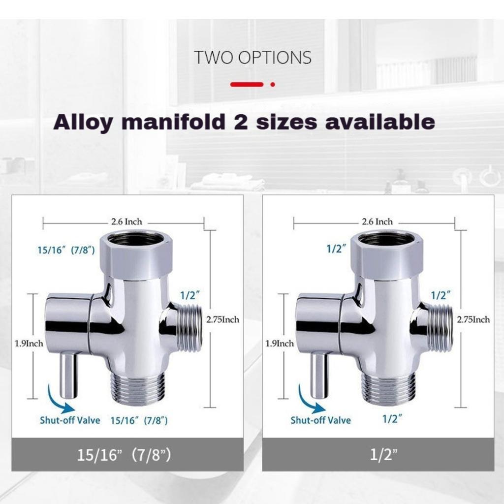 Handheld Toilet Bidet Sprayer Set Kit Stainless Steel Hand Sprayer Shower Head Self Cleaning Hand Bidet faucet for Bathroom