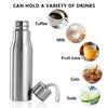 500ml/1000ml Stainless Steel Water Bottle with Handle Portable Cold Water Bottle for Cycling Sports Travel
