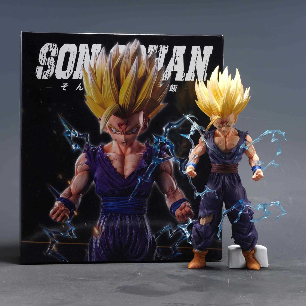 Модель из аниме Dragon Ball 24 см, Зверь Гохан, Стоячая поза, Сцена, ПВХ, Фигурка действия, Кукла, Коллекция, Мультяшные игрушки, В подарок