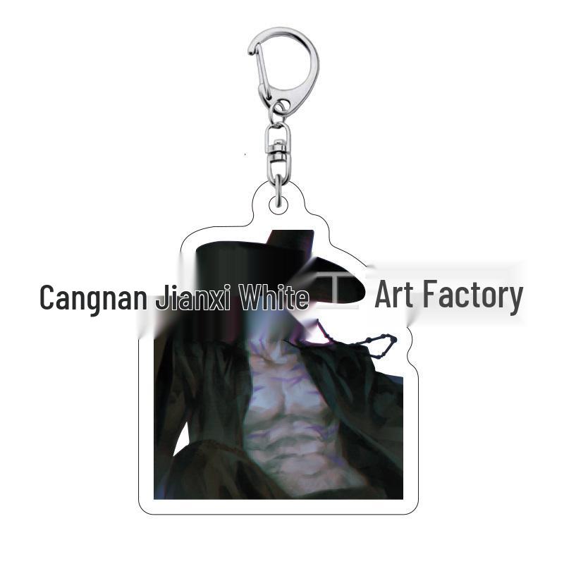 K-pop Брелок для ключей с женской группой «Охотники на демонов»: Милый акриловый брелок для школьной сумки Lumi, Zoe, Mira & Qin Yu