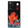 Чехол для ZTE Nubia RedMagic 11 Pro 5G, 3D тиснение, цветы, рельефный, мягкая черная силиконовая задняя крышка, для ZTE Nubia RedMagic 11Pro, Funda