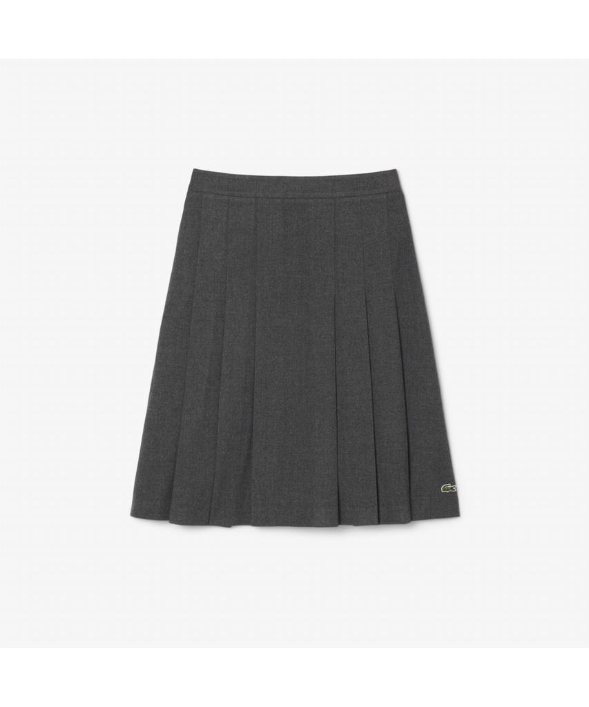 Lacoste Women'S Flannel Pleated Midi Skirt Jf5358-55N 050