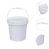 Банка для краски, контейнер для хранения продуктов, 5 л, многоцелевое, легко моющееся ведро с крышкой и ручкой для