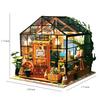 DIY Dollhouse Wooden Room Assemble Kit Home Decoration Miniature House Model Selfinstalled