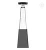 Outdoor Gas Heater Umbrella BS Steel Black 12 kW Set