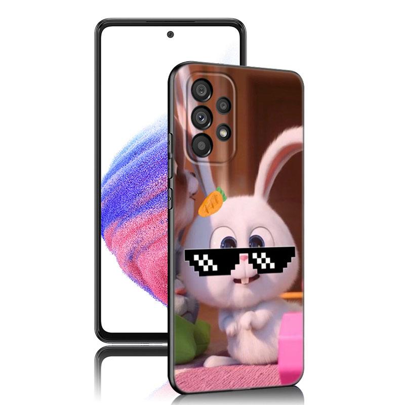 Cartoon Rabbit Phone Case For Samsung A04 A21 A30 A50 A52 S A13 A14 A22 A23 A32 A53 A73 5G A11 A12 A31 A33 A51 A70 A71 A72