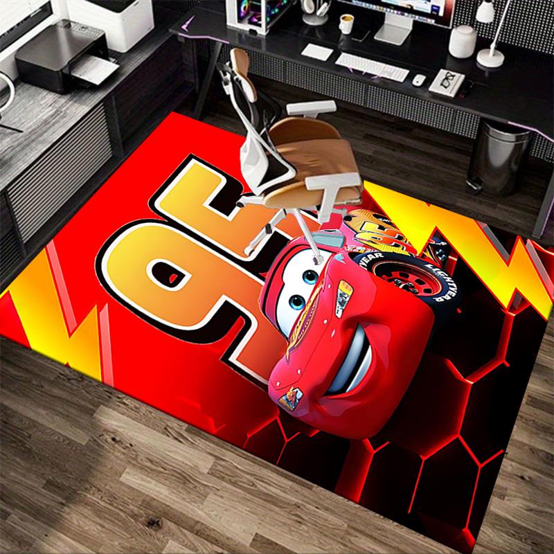 Mcqueen'S Carpet For Playroom Bedroom Living Room Sofa Home Decorkids Game Area Rug Nonslip Floor Mat