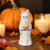 Украшения для стола на Хэллоуин, Милый орнамент-призрак, Смоляные фигурки в форме пирожных/печенья, Праздничные коллекционные фигурки для рабочего стола, камина, домашней вечеринки