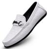 Fashion Designer Men Shoes New Loafers Men's Genuine Leather Slip-on Classic Leather Shoes Soft Sole Comfortable Moccasin Casual Shoes