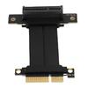 Удлинительный кабель для видеокарты Gen 4 GPU PCIE 4.0 X4 Райзер-кабель 8 ГБ/с 90 градусов для M.2 WiFi USB Звуковая карта SSD