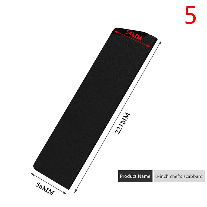 Black Plastic Kitchen Knife Blade Protector For 3.5-10 Inch Knife Cases Eco-Friendly Material High Quality Practical