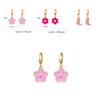 Trendy Alloy Rose Butterfly Cloud Earrings Fashionable Geometric Shapes For Street Style Photography