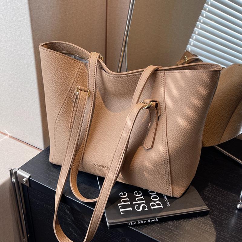 Минималистичная сумка через плечо большой вместимости для студентов, однолямочная сумка для повседневного использования, сумка-тоут