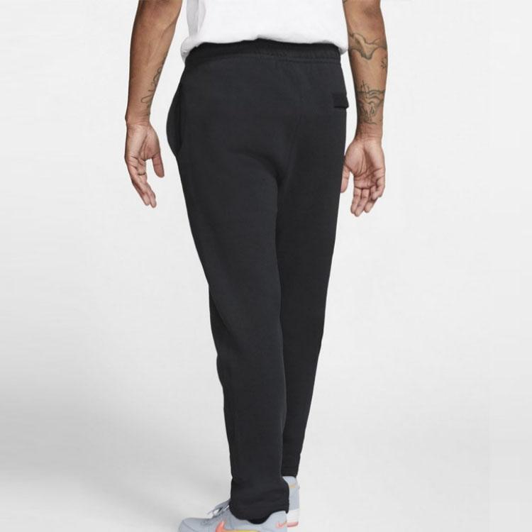 Nike Спортивная одежда Клубные флисовые штаны Черные мужские уличные костюмы BV2707-010