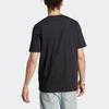Adidas Originals Colorblock Logo Print Crewneck T-Shirt Men Tops Black HZ0703