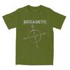 Футболка Megadeths Cryptic Writings для мужчин и женщин, 100% хлопок, забавная, с круглым вырезом, черная металлическая, дэт-метал-футболка, короткий рукав, одежда, уникальная