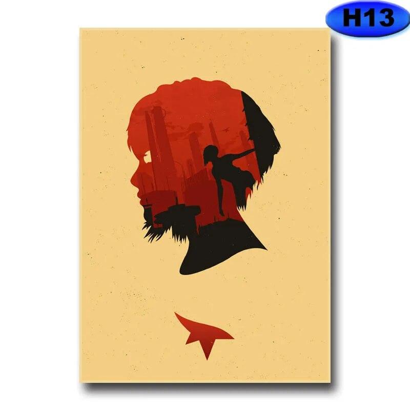 Современное украшение для дома, живопись, HD принты, постеры с видеоиграми, крафт-бумага, винтажный плакат, настенная наклейка, декор для комнаты, бара, кафе