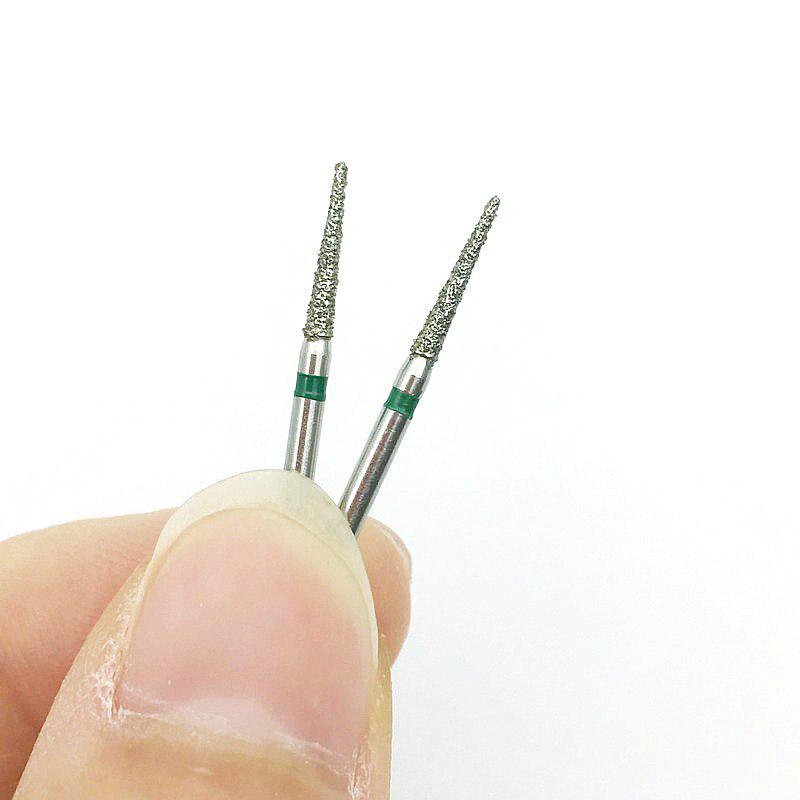 10 шт./кор., стоматологические алмазные боры, дрели, стоматологические боры Dia-burs для высокоскоростных наконечников, супер грубые стоматологические инструменты FG 1,6 м TC-21C