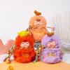 Kawaii Plush Doll Keyring Ornaments Good Luck Pendant Creative Mini Gourd Keychain  for Lovers