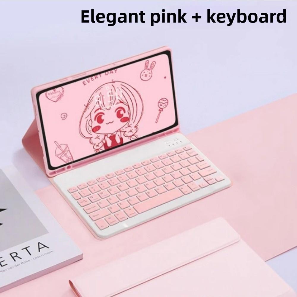 Кожаный чехол для Xiaomi Pad 6 5 Pro с Bluetooth-клавиатурой и слотом для стилуса Redmi Pad SE 11 дюймов Защитный чехол