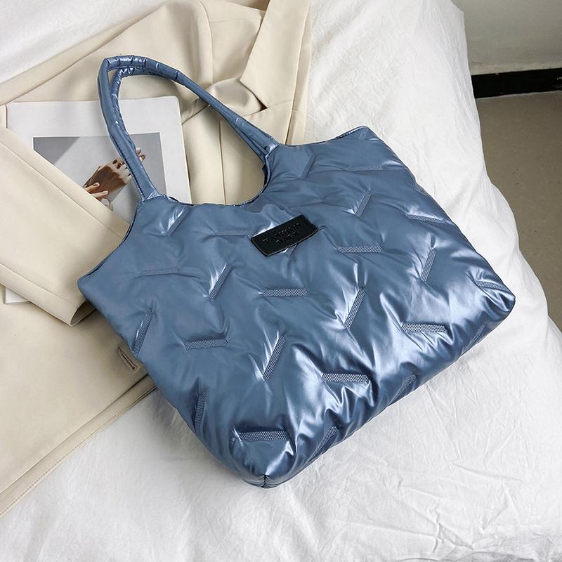 Large Capacity Bag Women's Tote Bag Lightweight Cotton Shoulder Bag Handbag