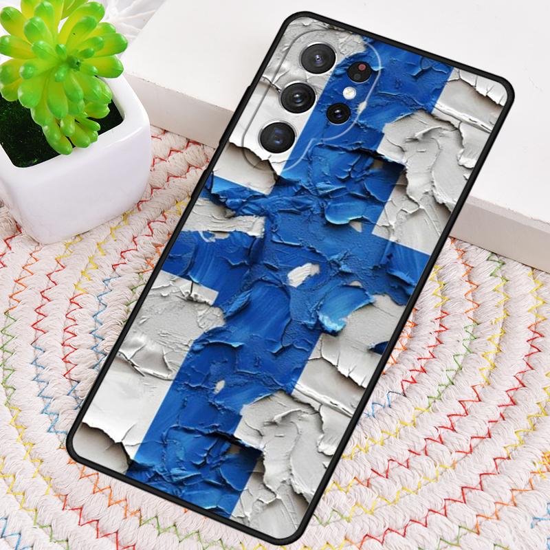 Мягкий чехол для телефона с флагом Финляндии для Samsung Galaxy note 10 pro S26 Ultra S23 S24 FE S25 S21 S22 PLUS ударопрочный чехол