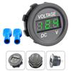 Измеритель напряжения с круглым цифровым дисплеем, вольтметр, модификация измерения, детали для мониторинга автомобилей/мотоциклов