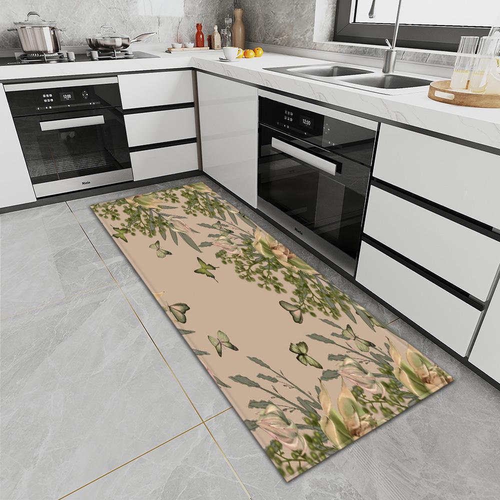 Коврик для кухни, коврик для входной двери, ковер для спальни, домашний коридор, ванная комната, нескользящий пол, ковер с рисунком для гостиной