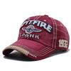 Letter embroidery curved brim baseball cap European and American street trendy men sports and leisure women's visor cap cap