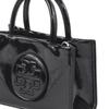 Tory Burch Ella Bio Logo Magnetic Closure Bridge Design Tote Bag Shopping Bag Shoulder Crossbody Bag Synthetic Leather Handbag Mini 161878-001