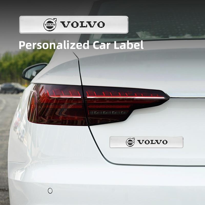 Car Emblem Leaf Metal Stickers Auto Decoration For Volvo XC90 V90 V60 XC60 V40 EC40 EX40 S80 S60 S90 C40 XC40 V70 XC70 C30 C70